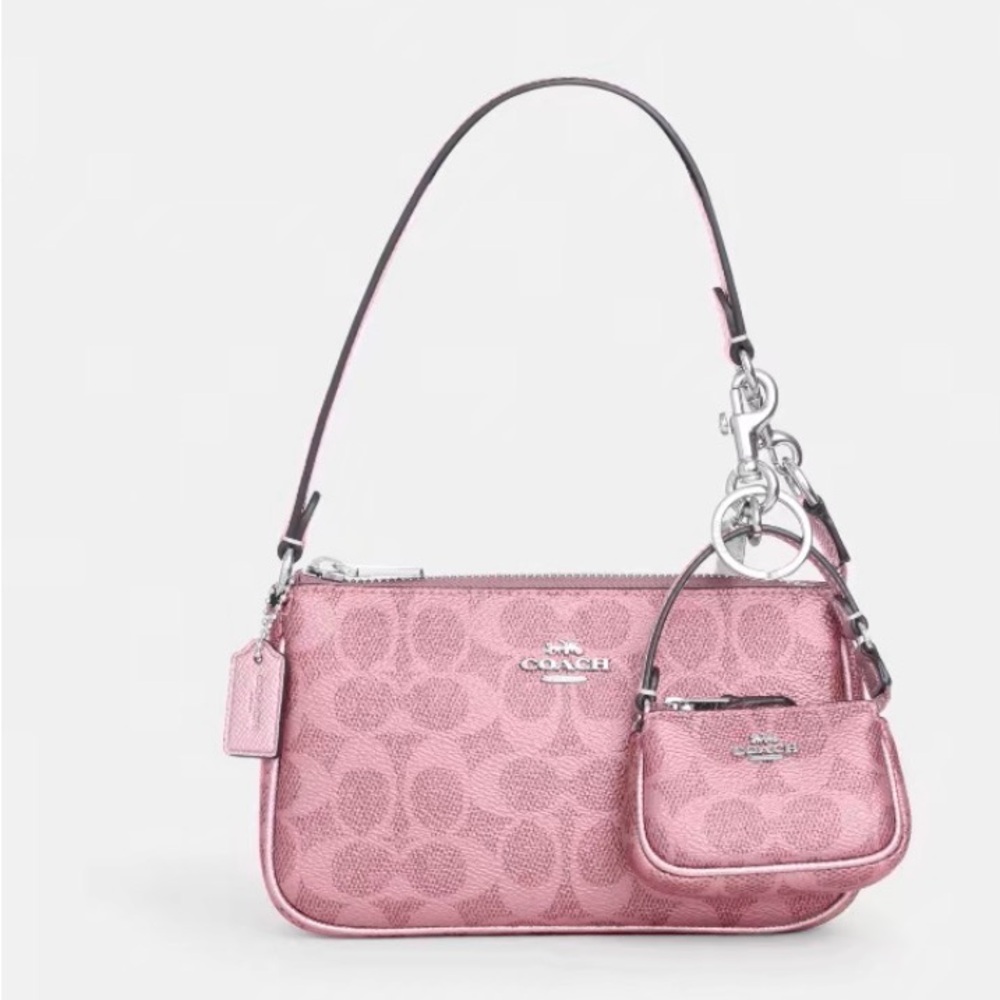 Coach Boxed Nolita 19 And Nolita Bag Charm Set In Signature Canvas